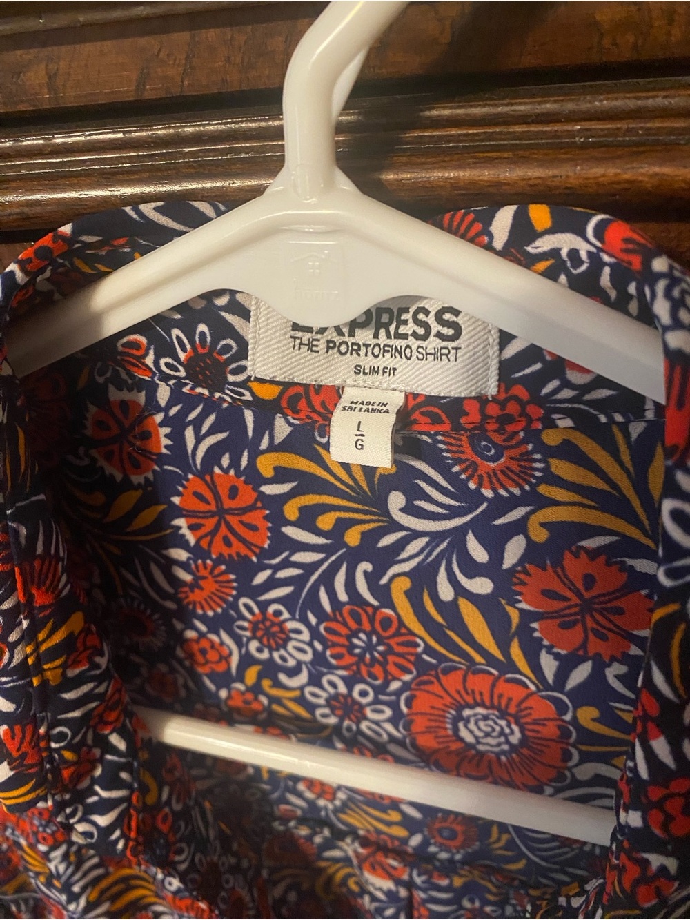 Express floral Portofino blouse - Picture 2 of 2